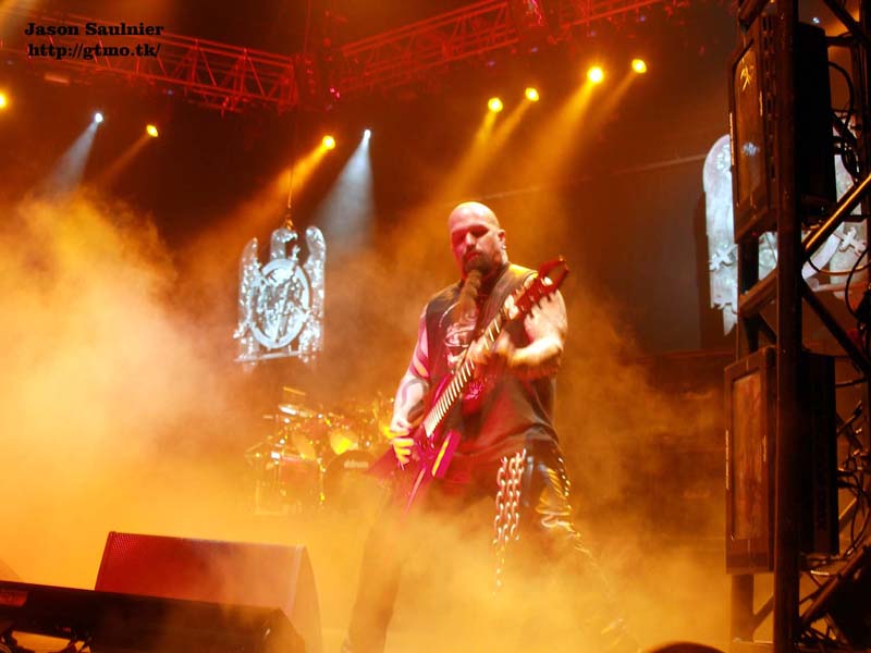 Slayer kerry king in fog halifax show