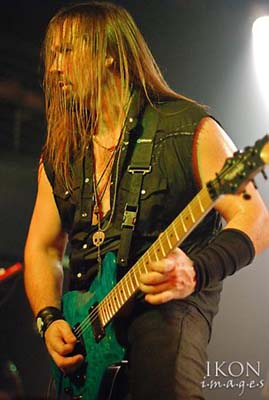 Steve Blaze guitarist for Lillian Axe