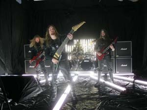 Amon band video shoot