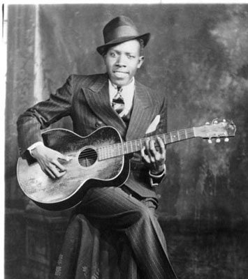 Robert Johnson guitar photo