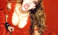 The Great Kat red nylons