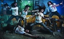 The Agonist band with Alissa White-Gluz