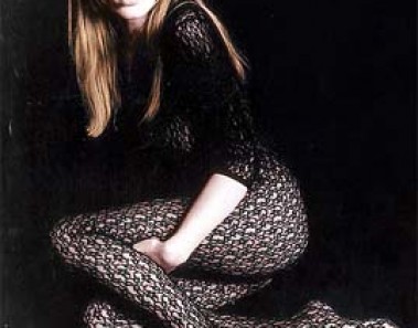 Marianne Faithfull black stockings