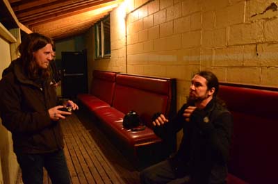 goatwhore singer Ben Falgoust and Jason Saulnier