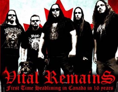 Vital Remains band canadian tour