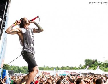 Blessthefall Warped Tour Mansfield, MA 2013-07-11