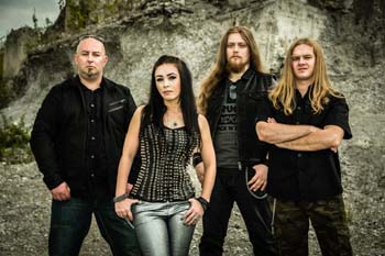 Marta Gabriel and Crystal Viper band