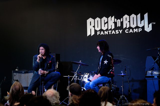 Gene Simmons and Tommy Thayer rock fantasy camp