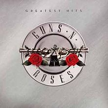 Guns N' Roses Greatest Hits silver album