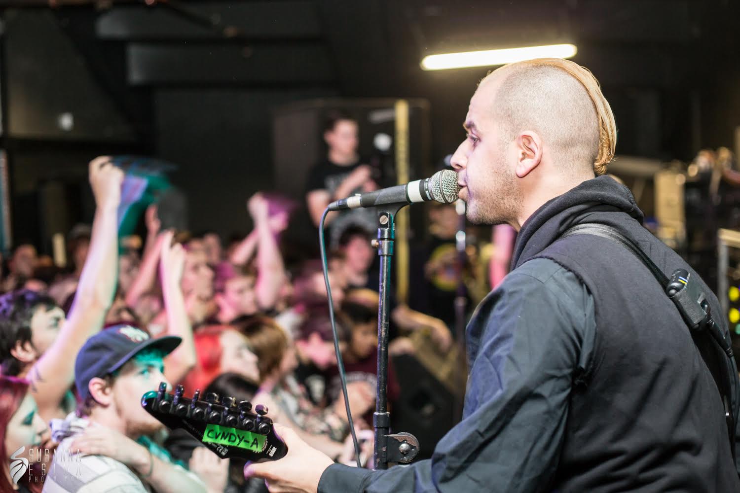 Sylar Palladium Upstairs Worcester guitar player looking at crowd