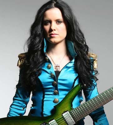 female guitarist The Commander-In-Chief