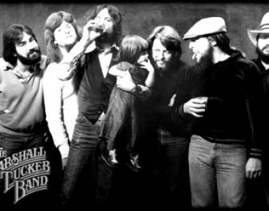 The Marshall Tucker Band 1970s black and white