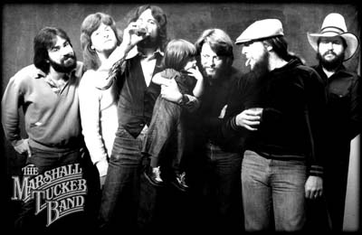 The Marshall Tucker Band 1970s black and white