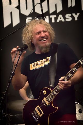 sammy hagar rock n roll fantasy camp chickenfoot guitar