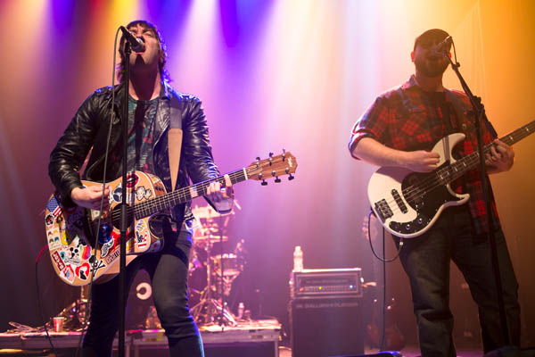 Plain White T's band on stage