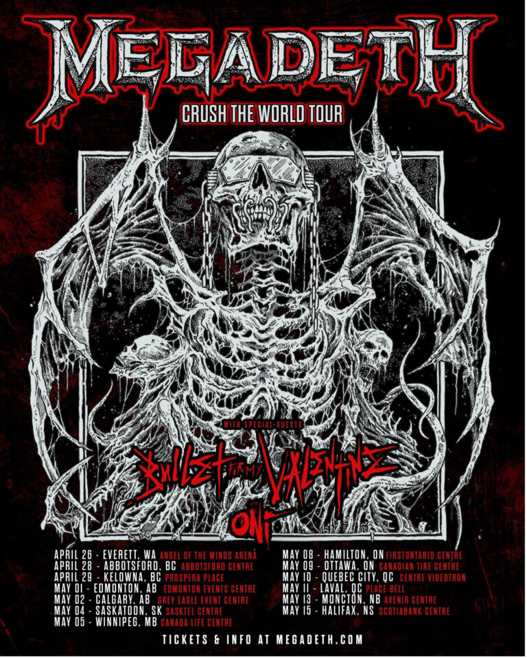 Megadeth Coming to Halifax May 15, 2023