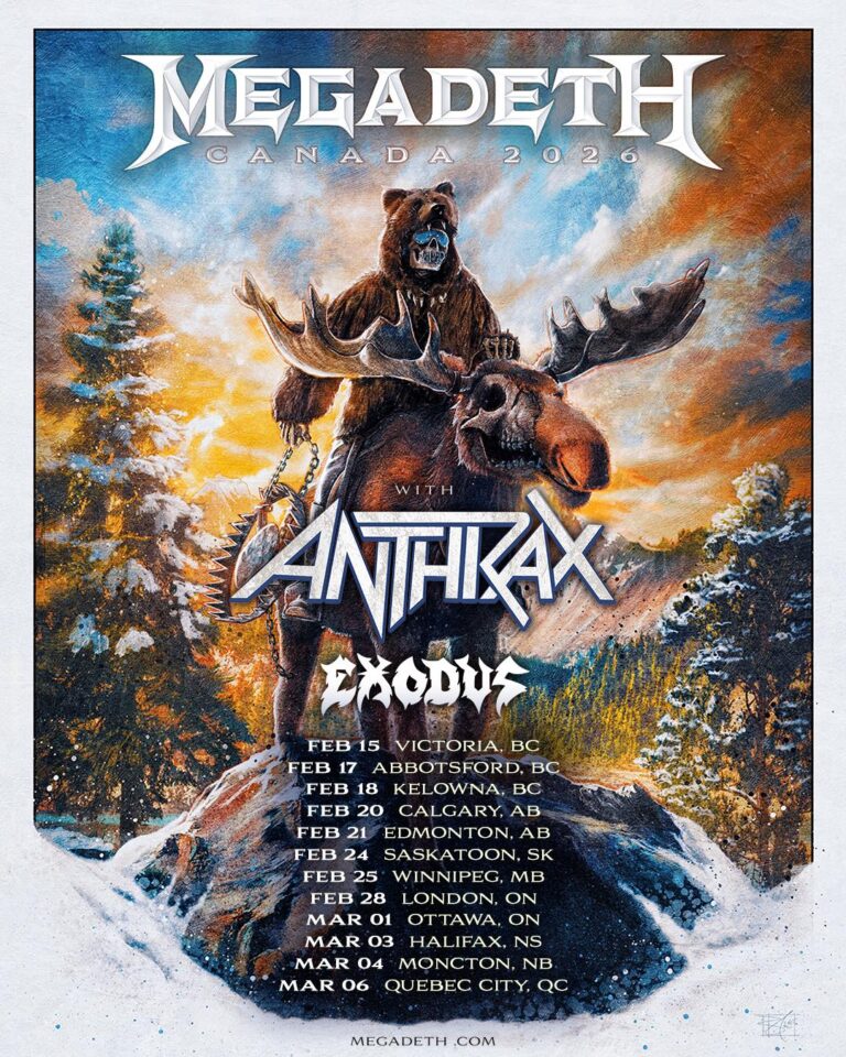 Megadeth Coming to Halifax’s Scotiabank Centre on March 3, 2026